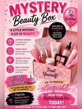 IT'S MY BIRTHDAY MONTH = LETS CELEBRATE - $25 MYSTERY BOX 🎁